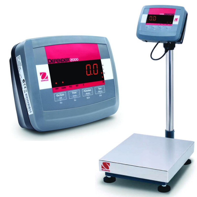 Balanza OHAUS Defender 2000 T24PE industrial de plataforma